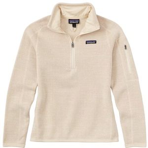 Patagonia Better Sweater 1/4 Zip Pullover, Oyster White, Small